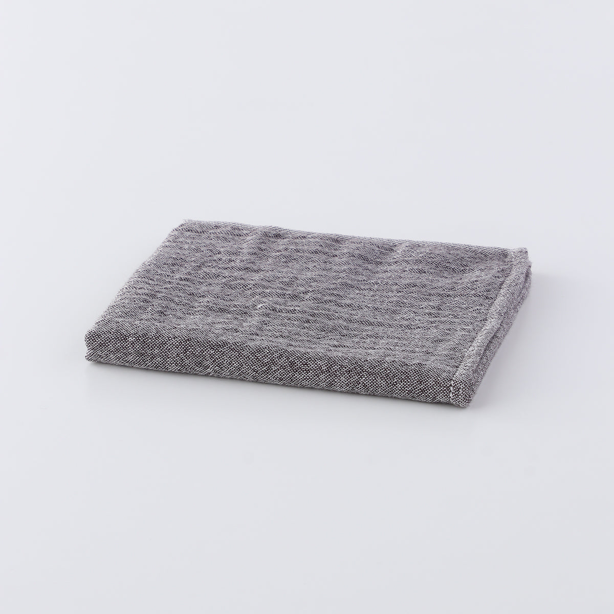 Marshmallow Puff Gauze guest towel in Dark Grey