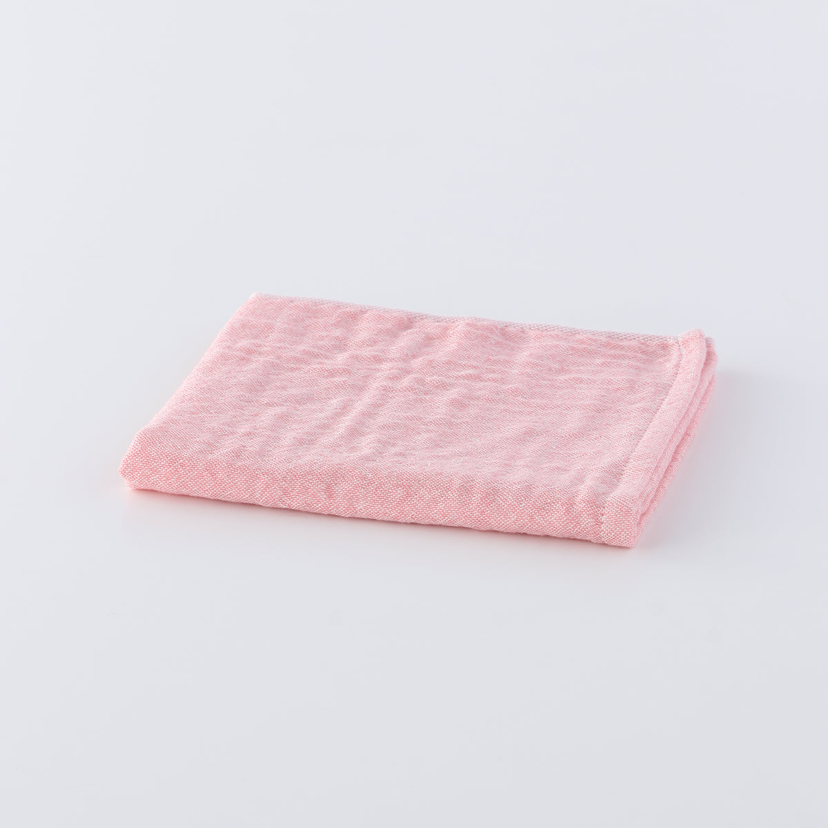 Marshmallow Puff Gauze guest towel in Pink