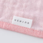 Marshmallow Puff Gauze guest towel in Pink