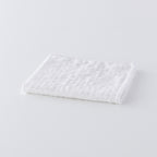 Marshmallow Puff Gauze guest towel in White
