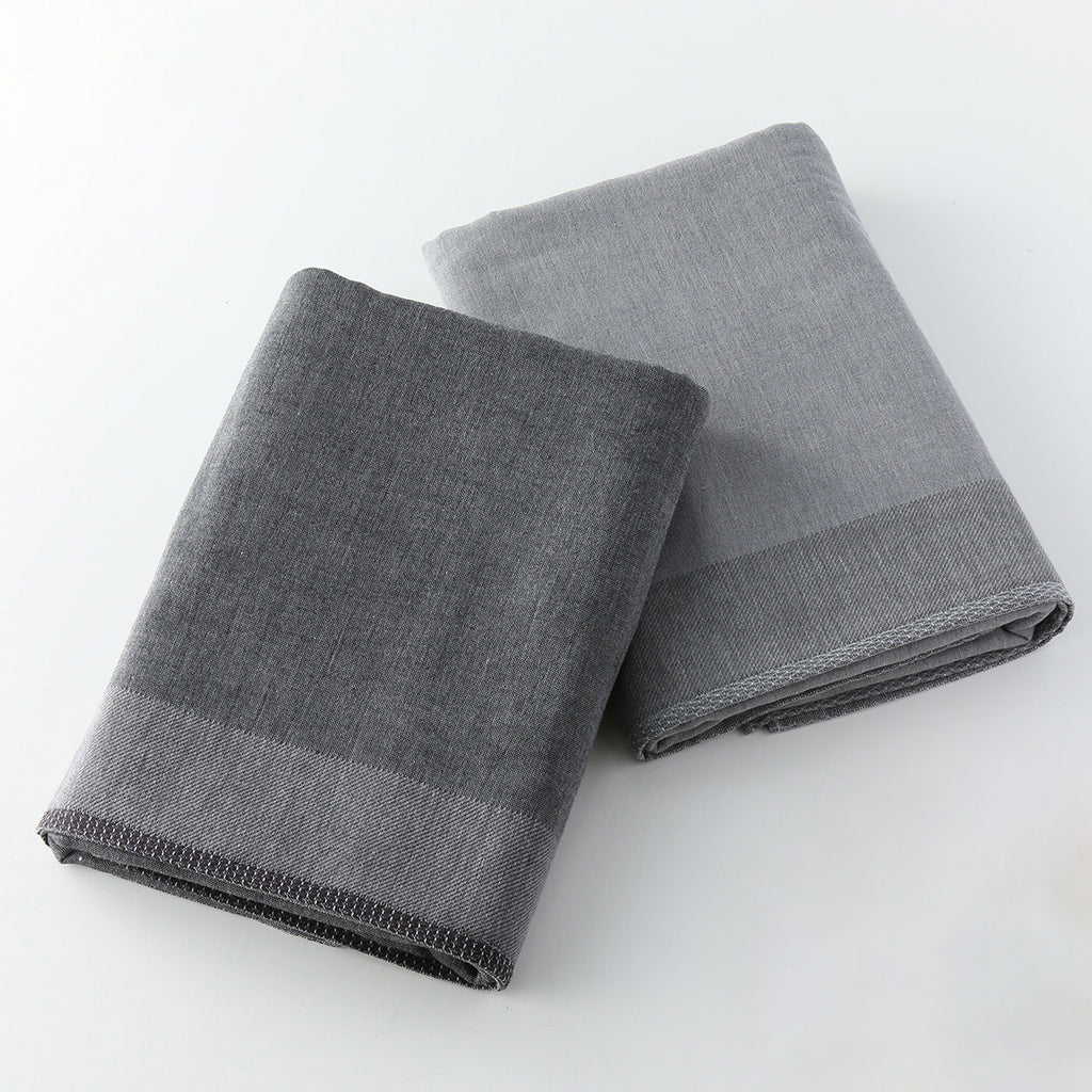 Shijima binchotan oversized bath towel in Dark Grey