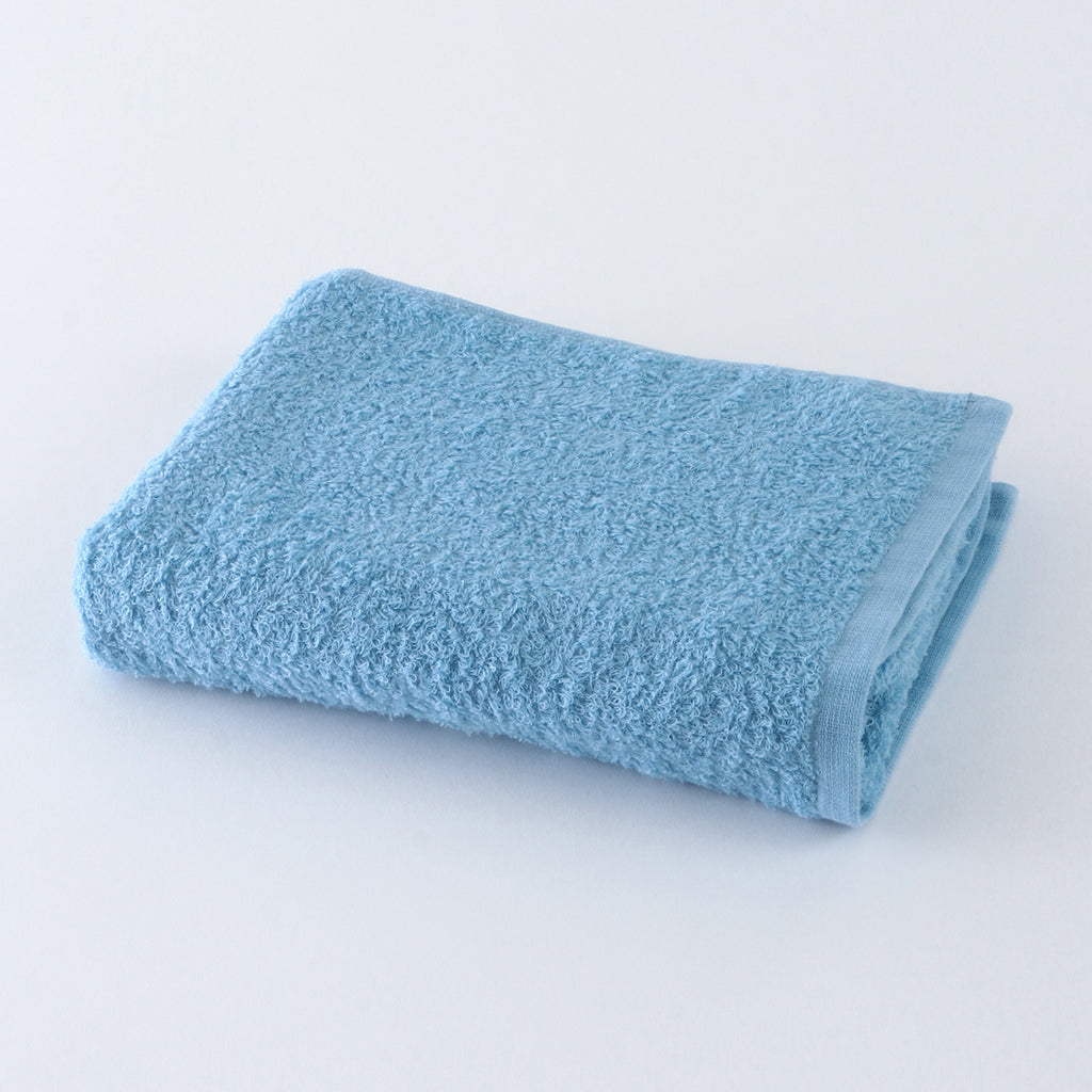 Oboro Towel Japanese Traditional Colours bath towel in Sora (Sky Blue)