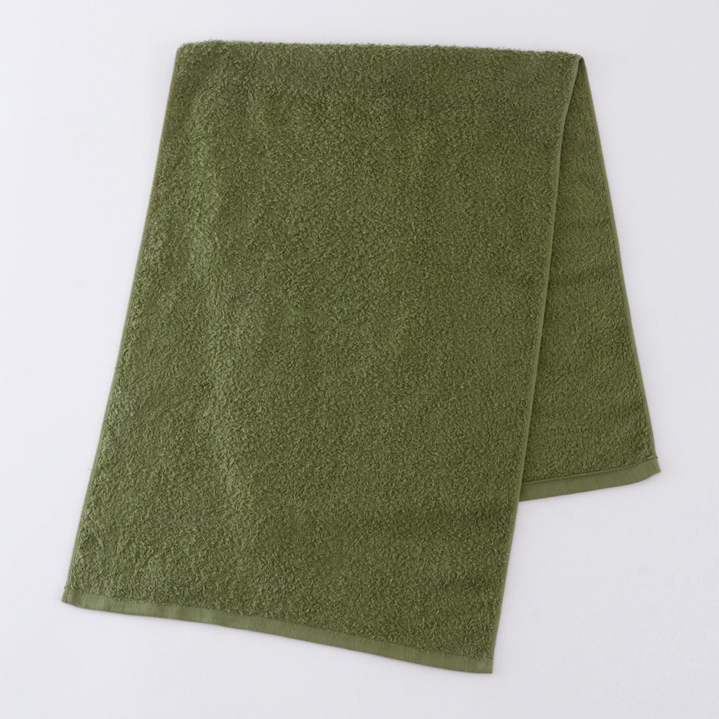 Oboro Towel Japanese Traditional Colours bath towel in Matcha (Matcha Green)