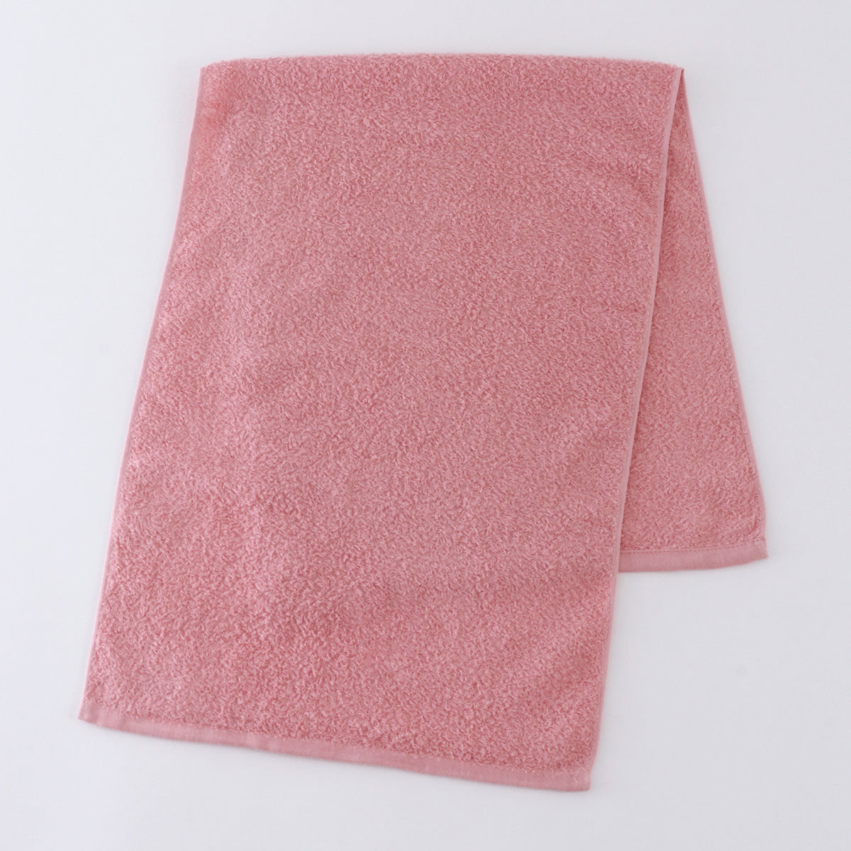 Oboro Towel Japanese Traditional Colours bath towel in Usubeni (Light Crimson)