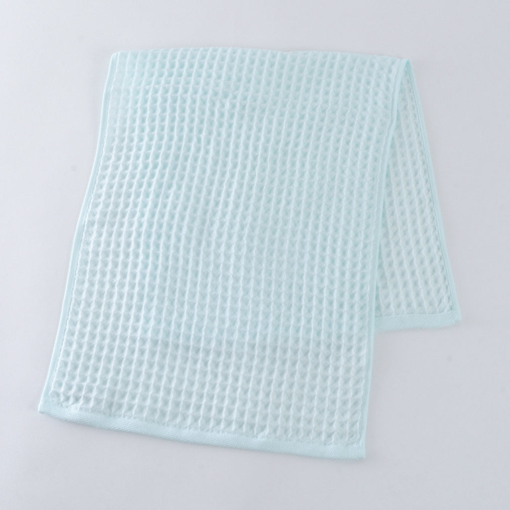 Air Waffle face towel in Blue