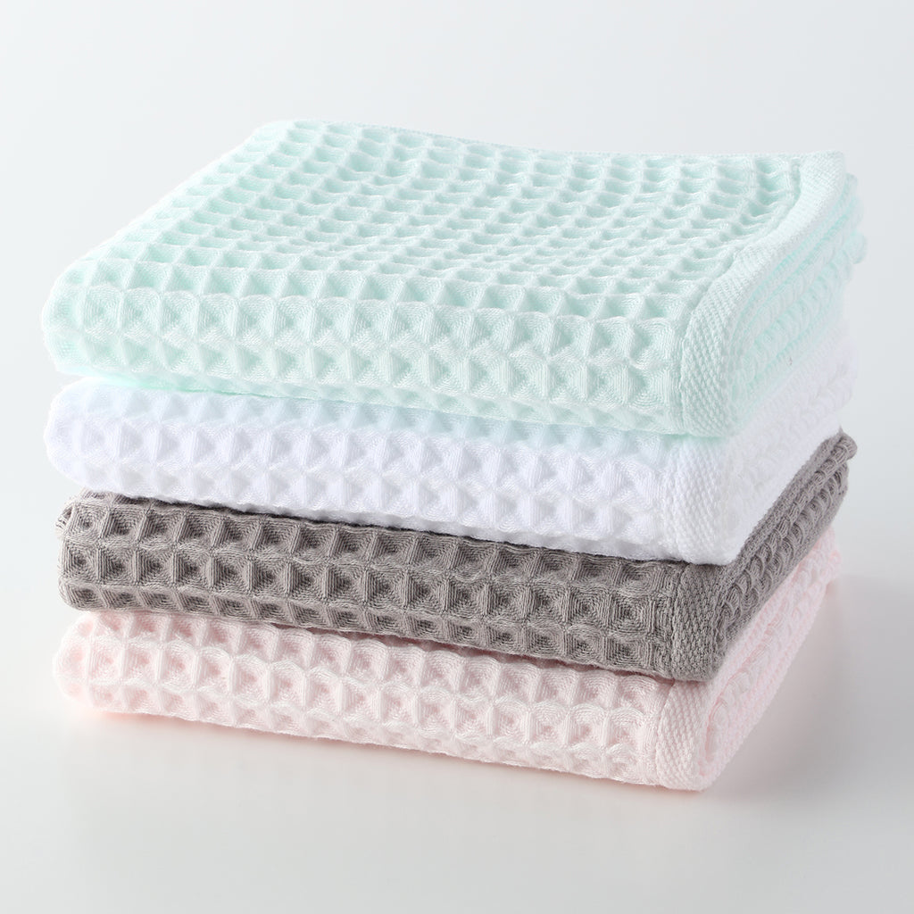 Air Waffle face towel in Grey