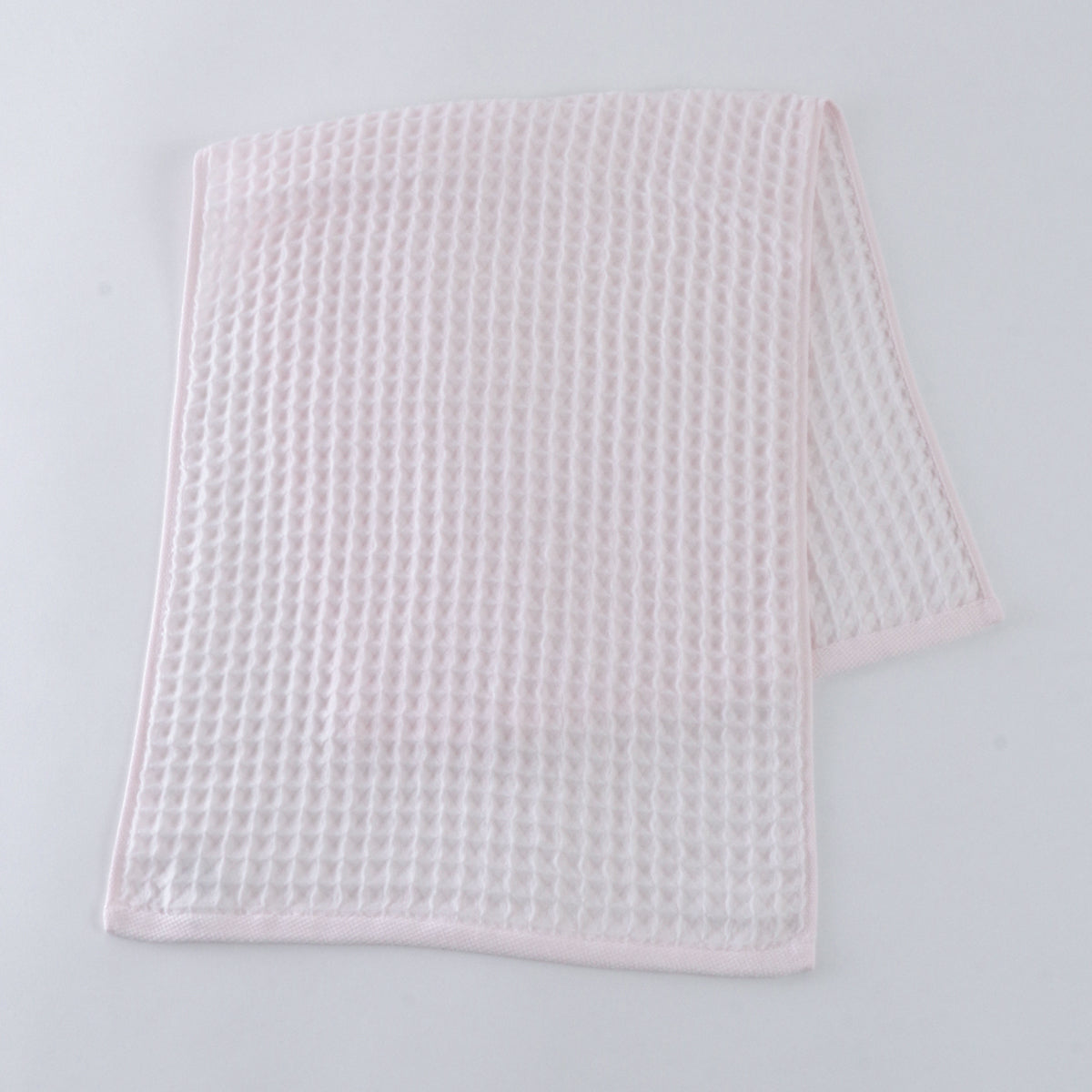 Air Waffle face towel in Pink