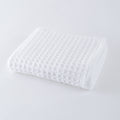 Air Waffle face towel in White