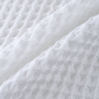 Air Waffle face towel in White