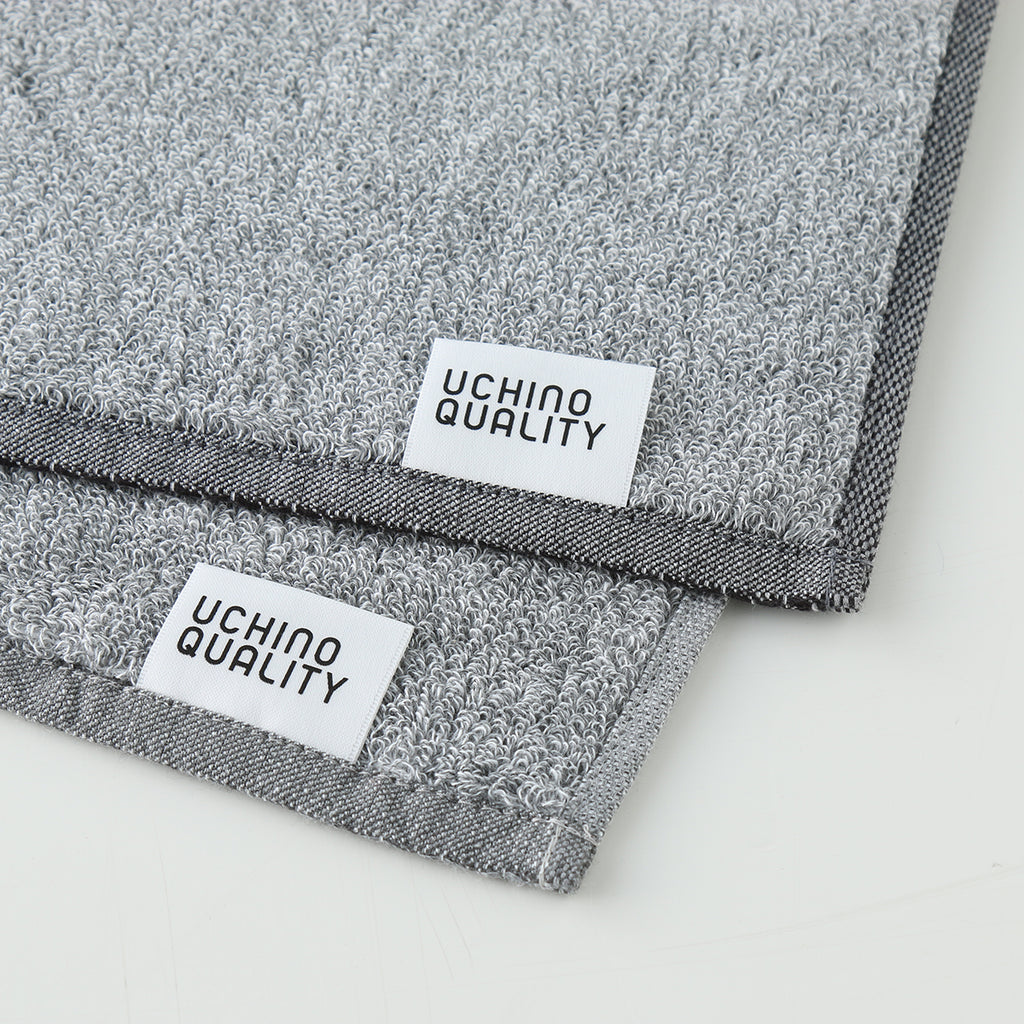 Shijima binchotan guest towel in Grey