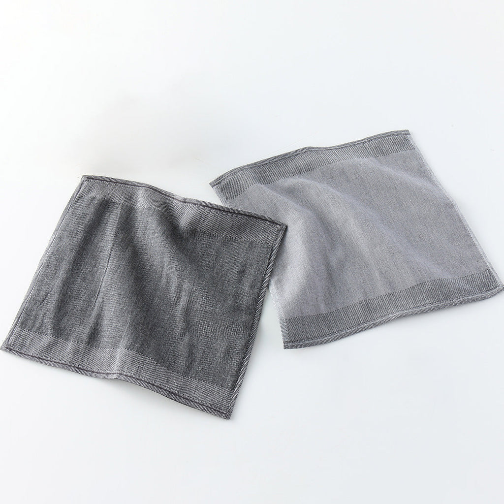 Shijima towel handkerchief in Dark Grey