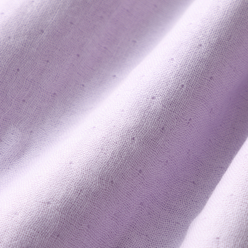Marshmallow Gauze & Pile towel handkerchief in Violet