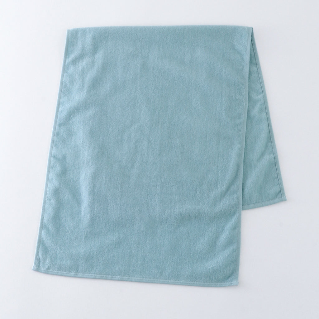 Airy Touch face towel in Blue Green