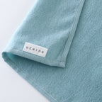 Airy Touch face towel in Blue Green