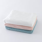 Airy Touch face towel in Blue Green