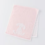 Fuwafuwa Bunny face towel in Light Pink