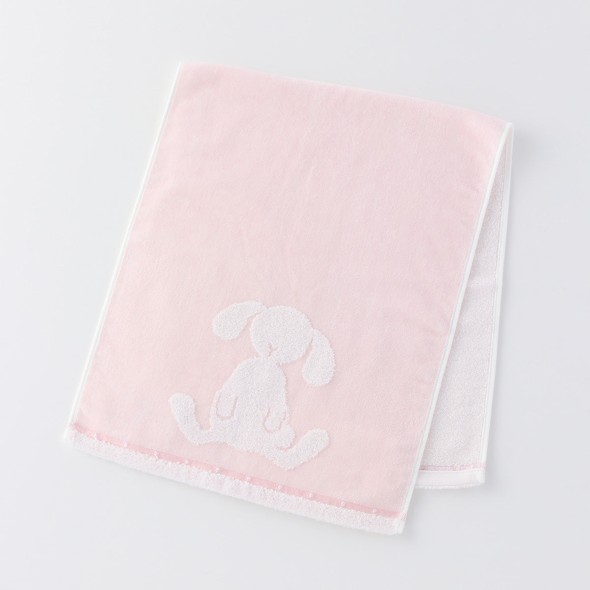 Fuwafuwa Bunny face towel in Light Pink
