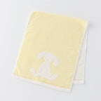 Fuwafuwa Bunny face towel in Light Yellow