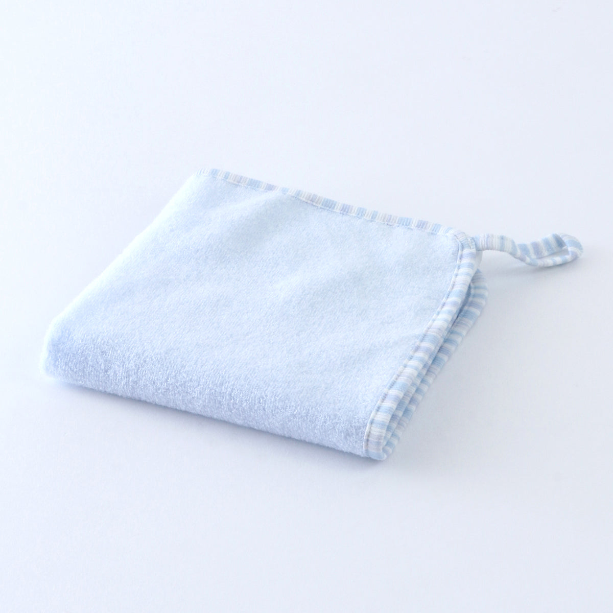 Airy Touch fluffy guest towel with loop in Blue