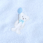 Airy Touch fluffy guest towel with loop in Blue