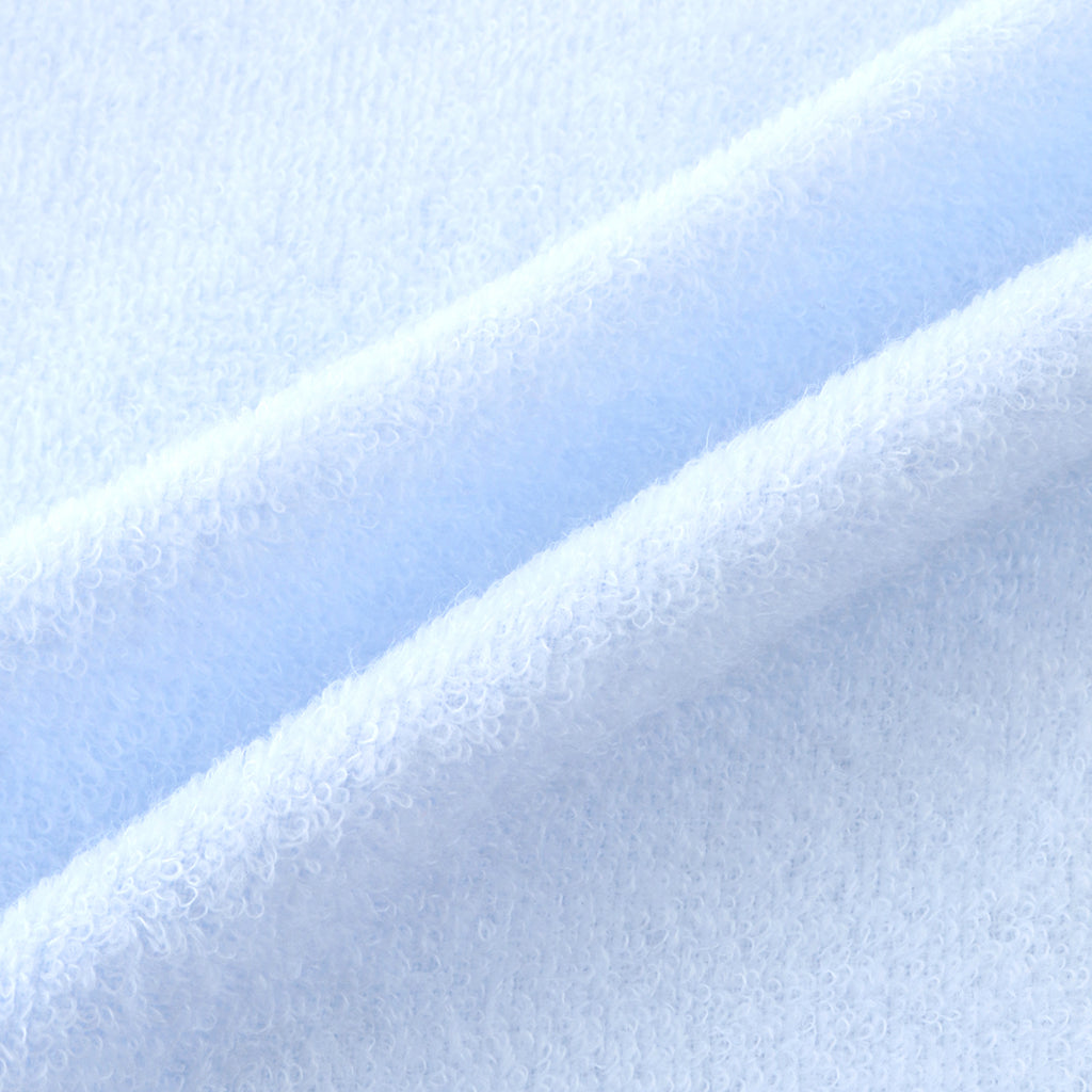 Airy Touch fluffy guest towel with loop in Blue