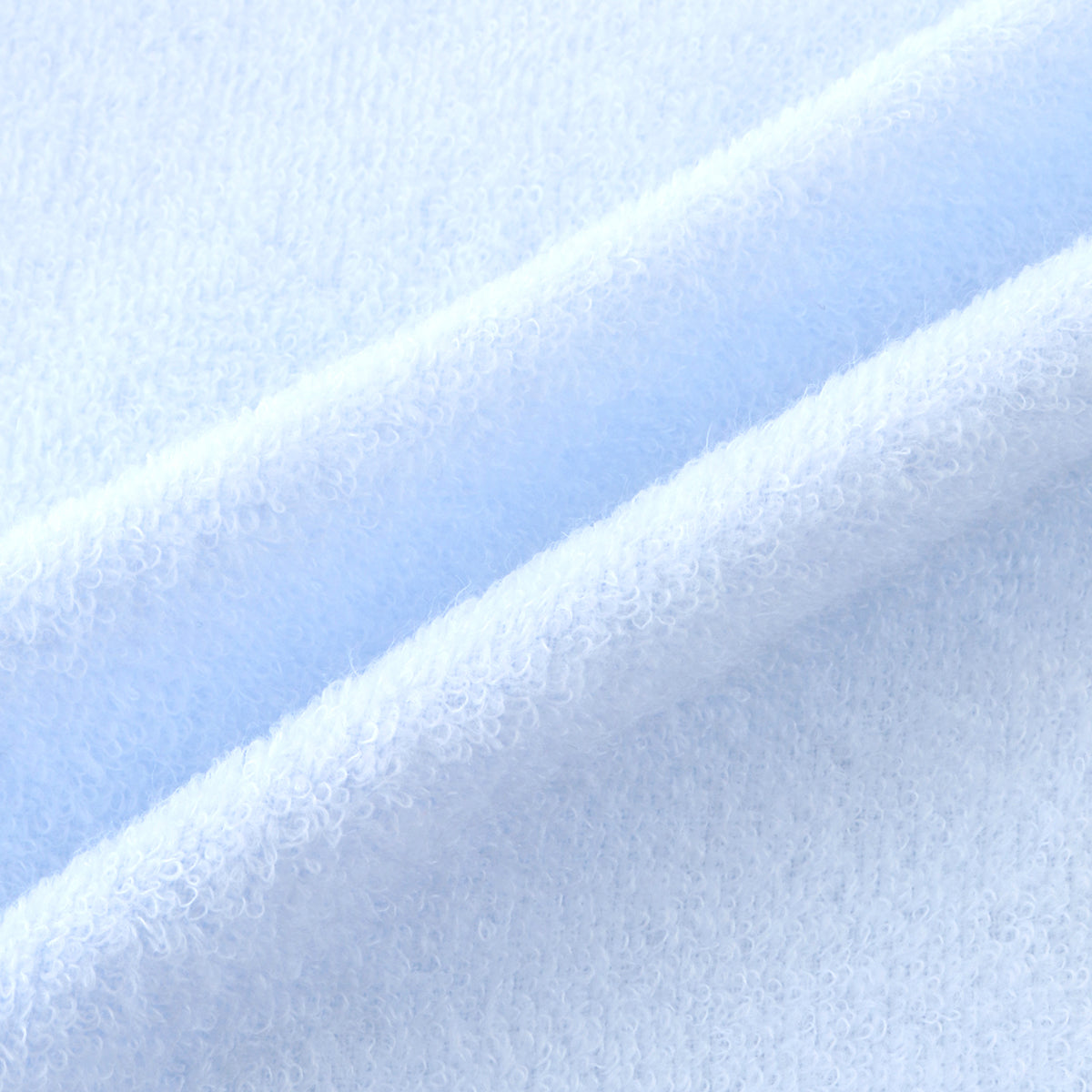 Airy Touch fluffy guest towel with loop in Blue