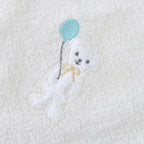 Airy Touch fluffy guest towel with loop in Ivory