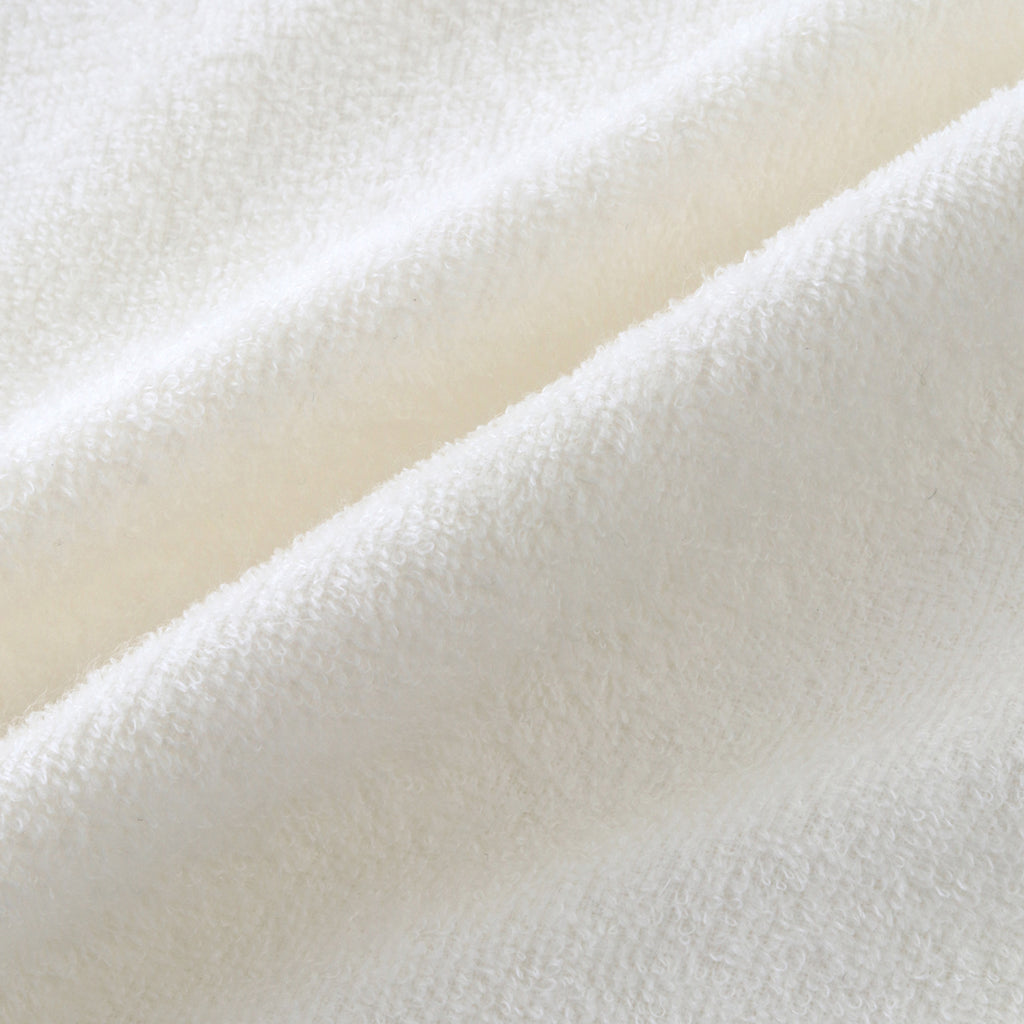 Airy Touch fluffy guest towel with loop in Ivory