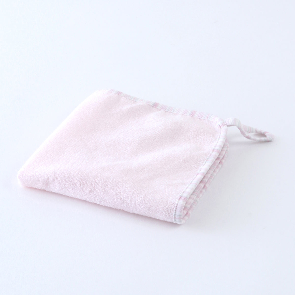 Airy Touch fluffy guest towel with loop in Pink