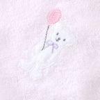 Airy Touch fluffy guest towel with loop in Pink