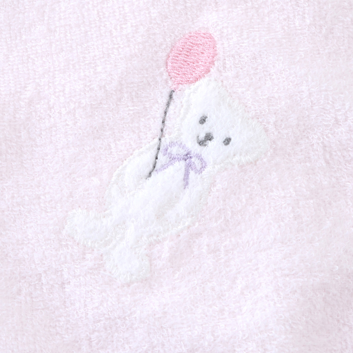 Airy Touch fluffy guest towel with loop in Pink