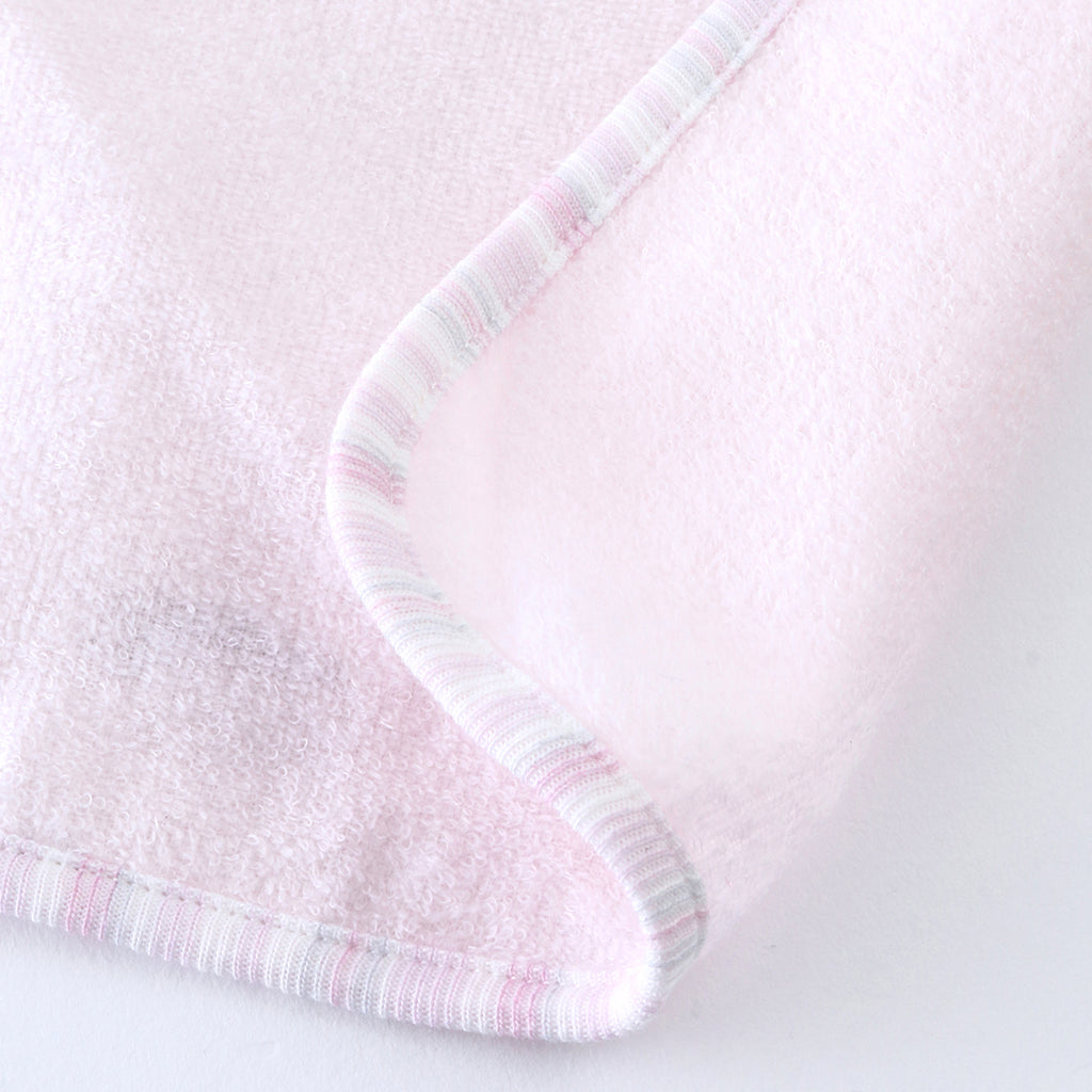 Airy Touch fluffy guest towel with loop in Pink