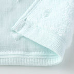 Fuwafuwa Gauze Dot face towel in Blue