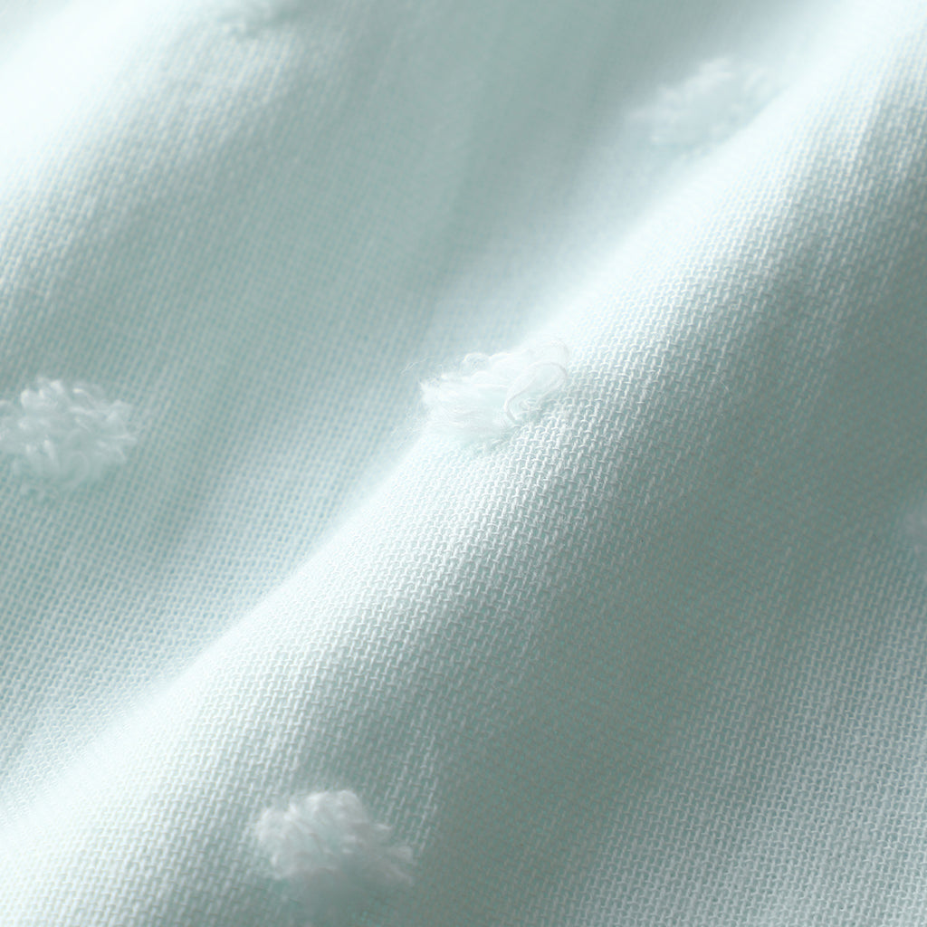 Fuwafuwa Gauze Dot face towel in Blue