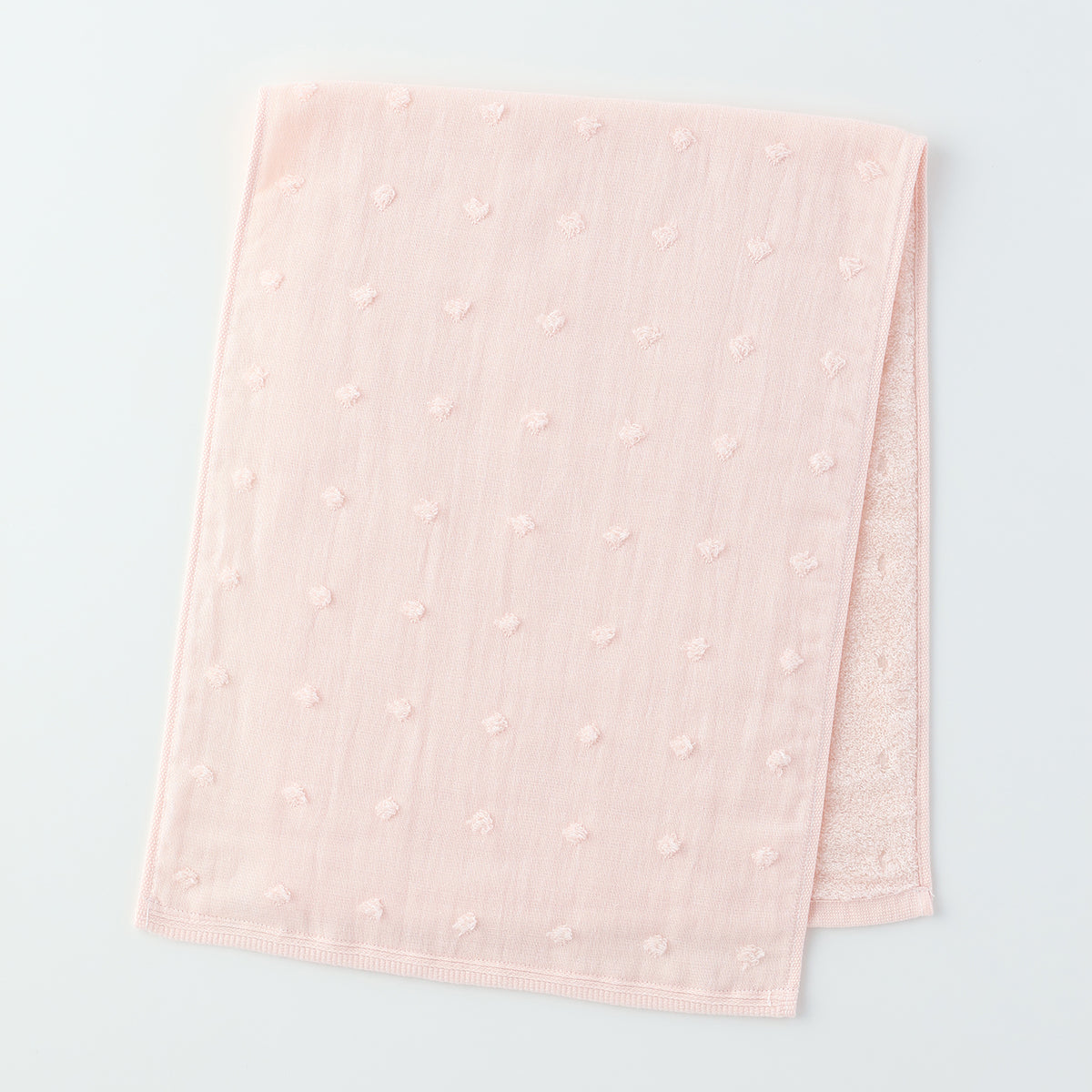 Fuwafuwa Gauze Dot face towel in Pink