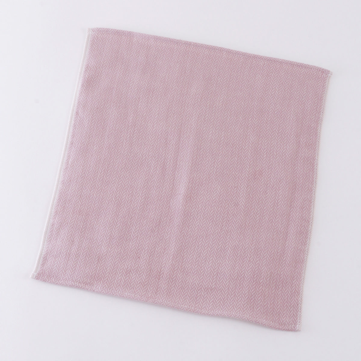 Wine-dyed Organic Gauze guest towel in Pink