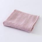 Wine-dyed Organic Gauze guest towel in Pink