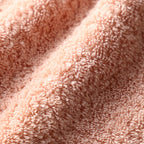Plant-dyed Organic Pile guest towel in Pink