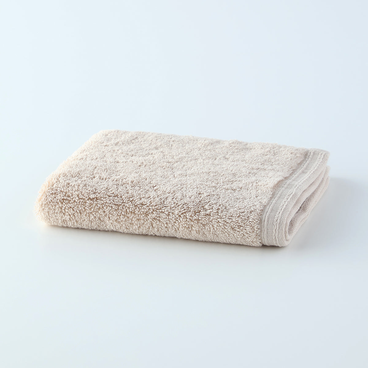 Organic Cotton guest towel in Beige