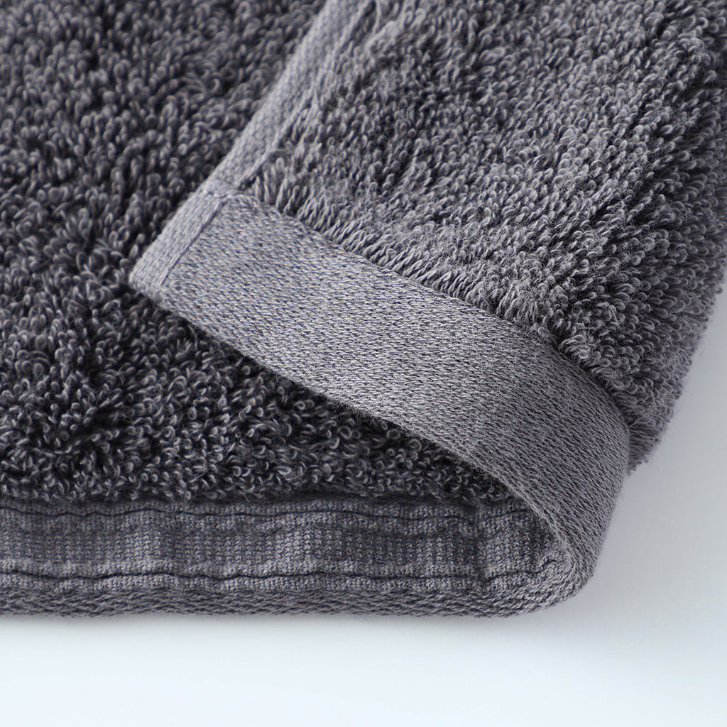 Organic Cotton guest towel in Grey