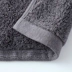 Organic Cotton guest towel in Grey