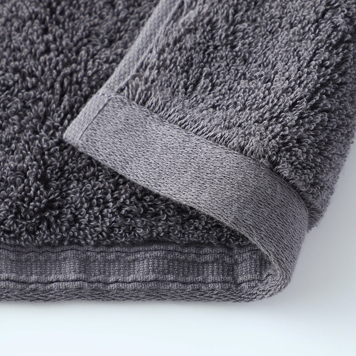 Organic Cotton guest towel in Grey