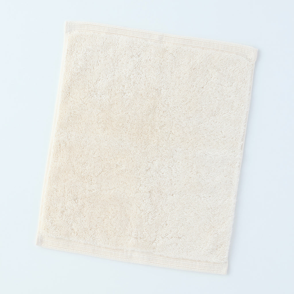 Organic Cotton guest towel in Ivory