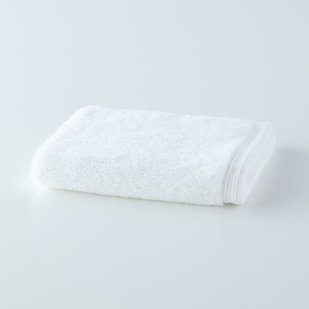Organic Cotton guest towel in White