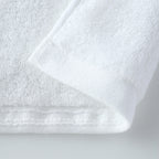 Organic Cotton guest towel in White