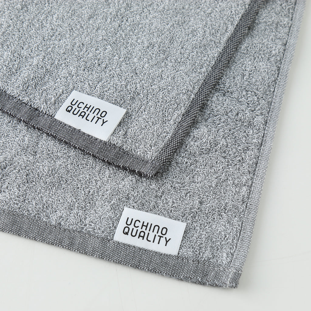 Shijima binchotan face towel in Dark Grey