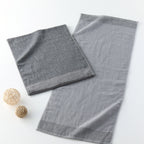 Shijima binchotan face towel in Dark Grey