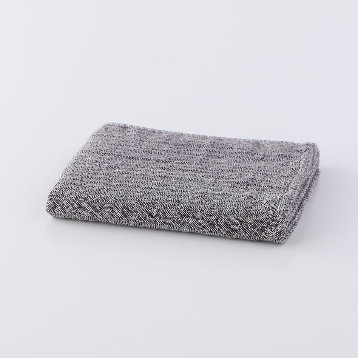 Marshmallow Puff Gauze face towel in Dark Grey