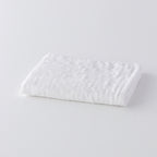 Marshmallow Puff Gauze face towel in White