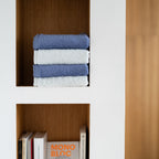 Super Marshmallow face towel in Blue
